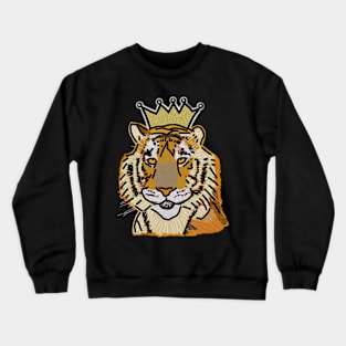 Big Cats Tiger Crown Crewneck Sweatshirt